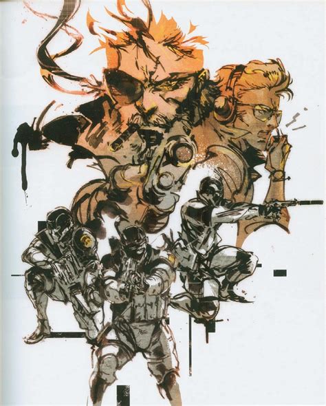 all metal gear solid 3 box art|yoji shinkawa website.